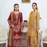 Ramsha | Chevron Chiffon Collection | A-1004