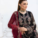 Ramsha | Chevron Chiffon Collection | A-1008