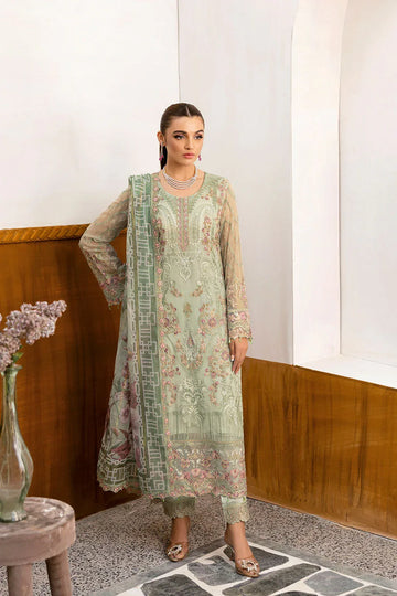 Ramsha | Chevron Chiffon Collection | A-1003 - Rang-e-Khaas