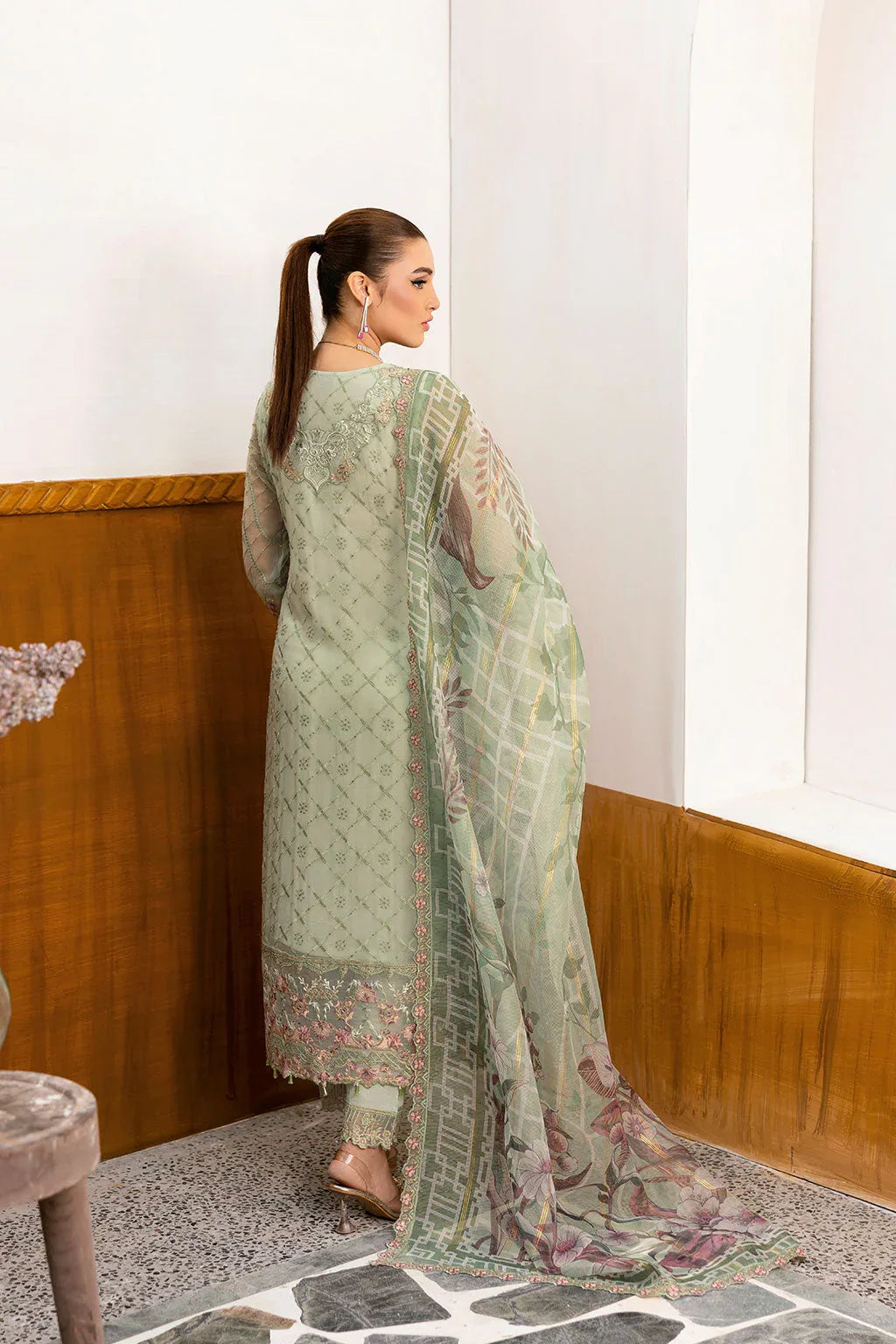 Ramsha | Chevron Chiffon Collection | A-1003 - Rang-e-Khaas