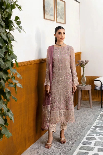 Ramsha | Chevron Chiffon Collection | A-1009 - Rang-e-Khaas