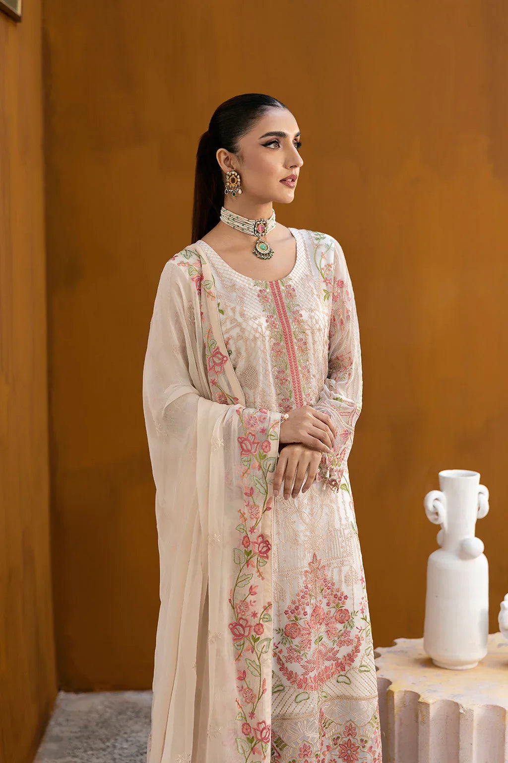 Ramsha | Chevron Chiffon Collection | A-1011 - Rang-e-Khaas