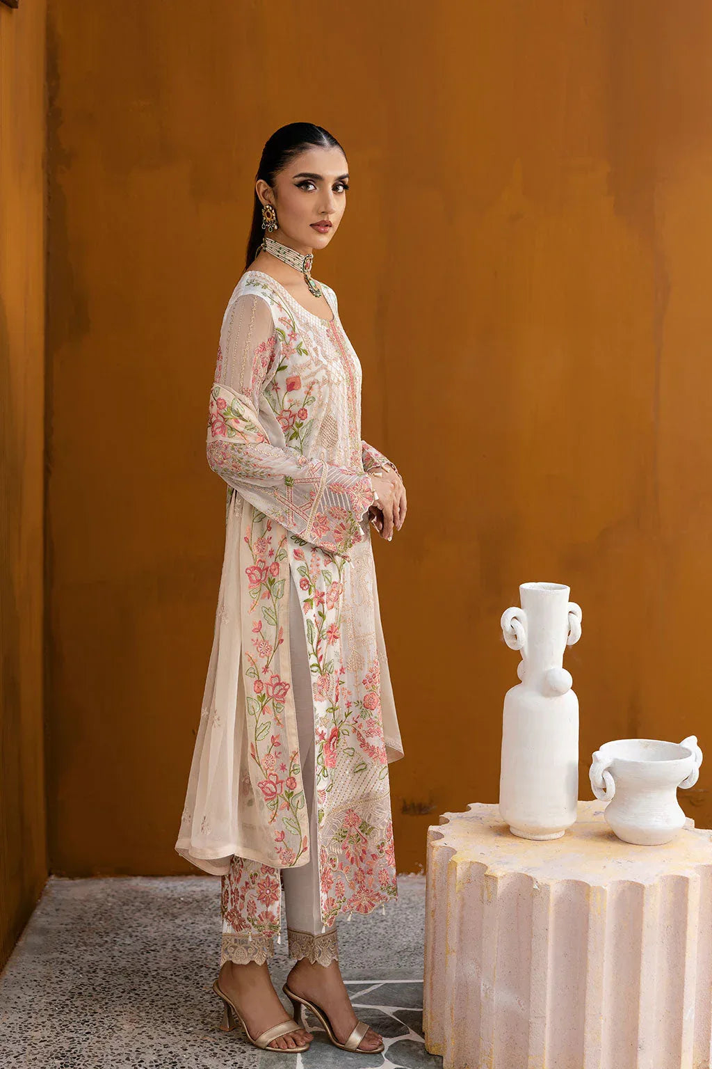 Ramsha | Chevron Chiffon Collection | A-1011 - Rang-e-Khaas