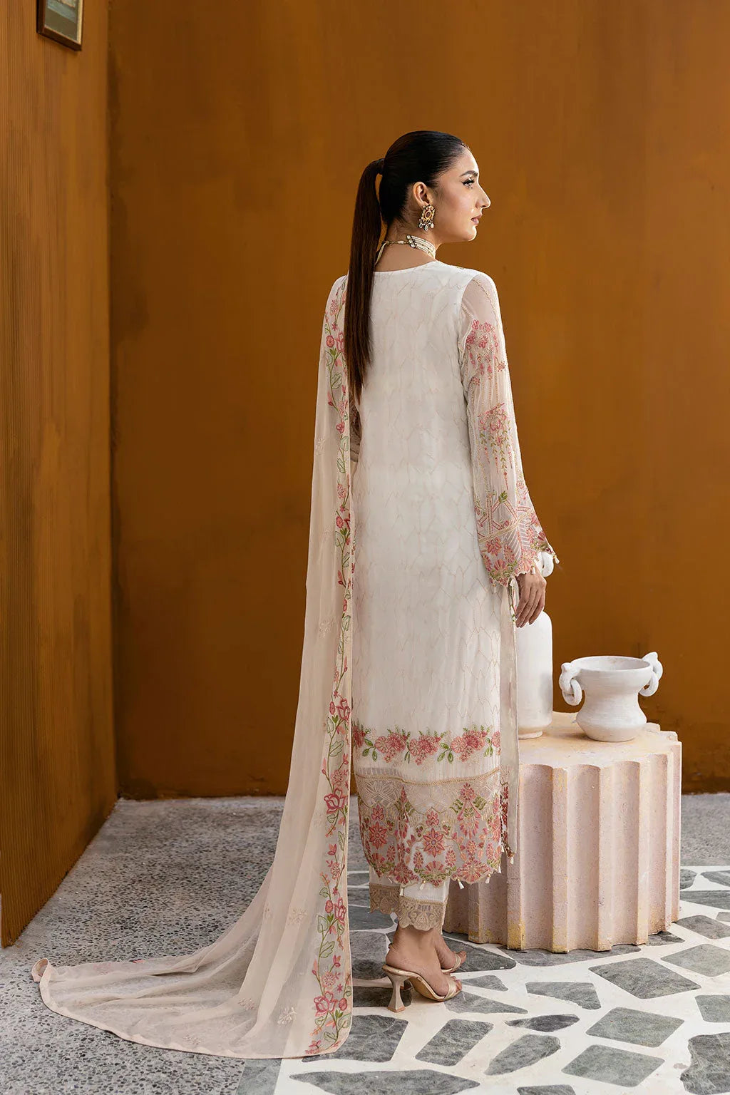 Ramsha | Chevron Chiffon Collection | A-1011 - Rang-e-Khaas
