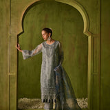 Dhanak | Festive Formals | SS24DU-3196 BLUE 3Pcs
