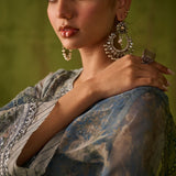 Dhanak | Festive Formals | SS24DU-3196 BLUE 3Pcs