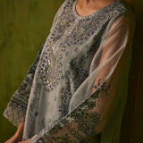 Dhanak | Festive Formals | SS24DU-3196 BLUE 3Pcs