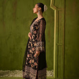 Dhanak | Festive Formals | SS24DU-3192 BLACK 3Pcs