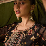 Dhanak | Festive Formals | SS24DU-3192 BLACK 3Pcs