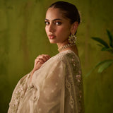 Dhanak | Festive Formals | SS24DU-3194 BEIGE 3Pcs