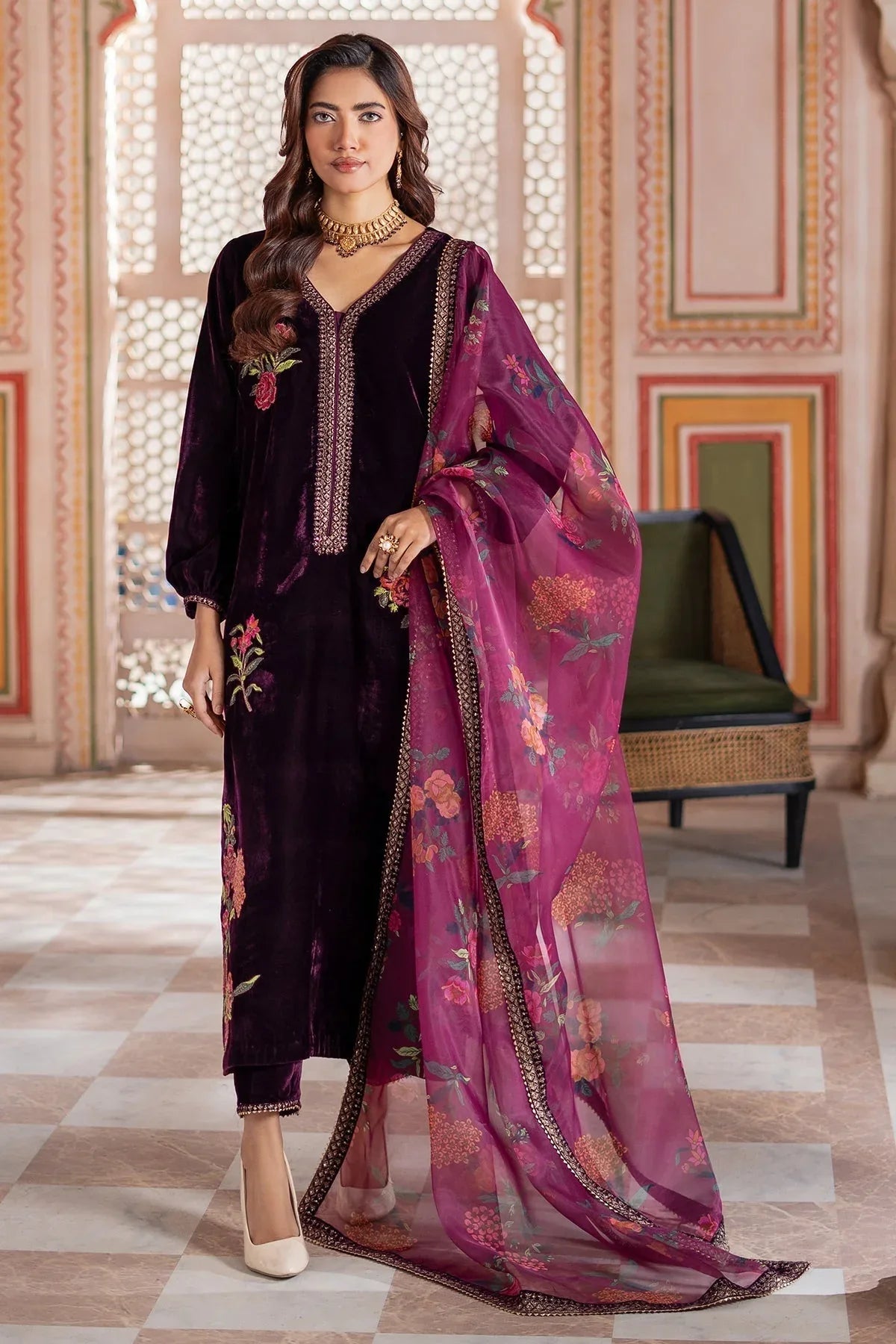 Charizma | Signora Velvet | CVT4-19 - Rang-e-Khaas