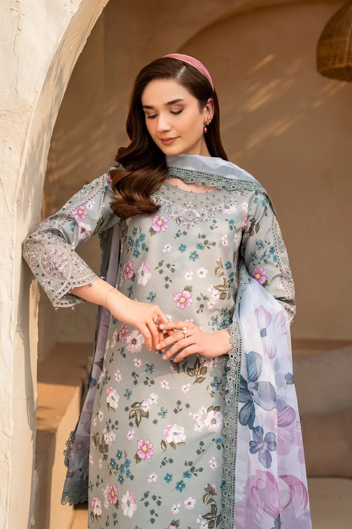 Alizeh | Levana Lawn | Cinder - Rang-e-Khaas