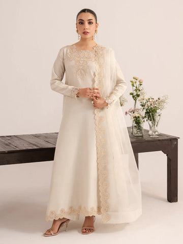 Izel | The Silk Chapter | Creme - Rang-e-Khaas
