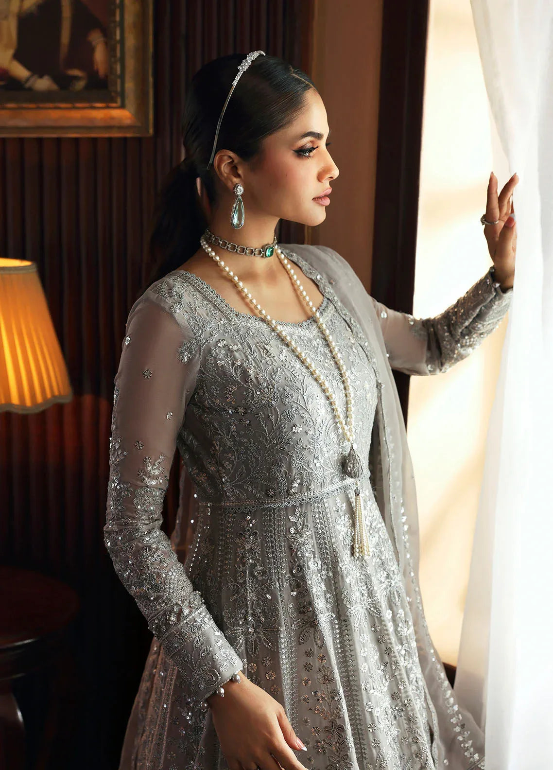 Gulaal | I Evayna Embroidered Chiffon | Sheyza - Rang-e-Khaas