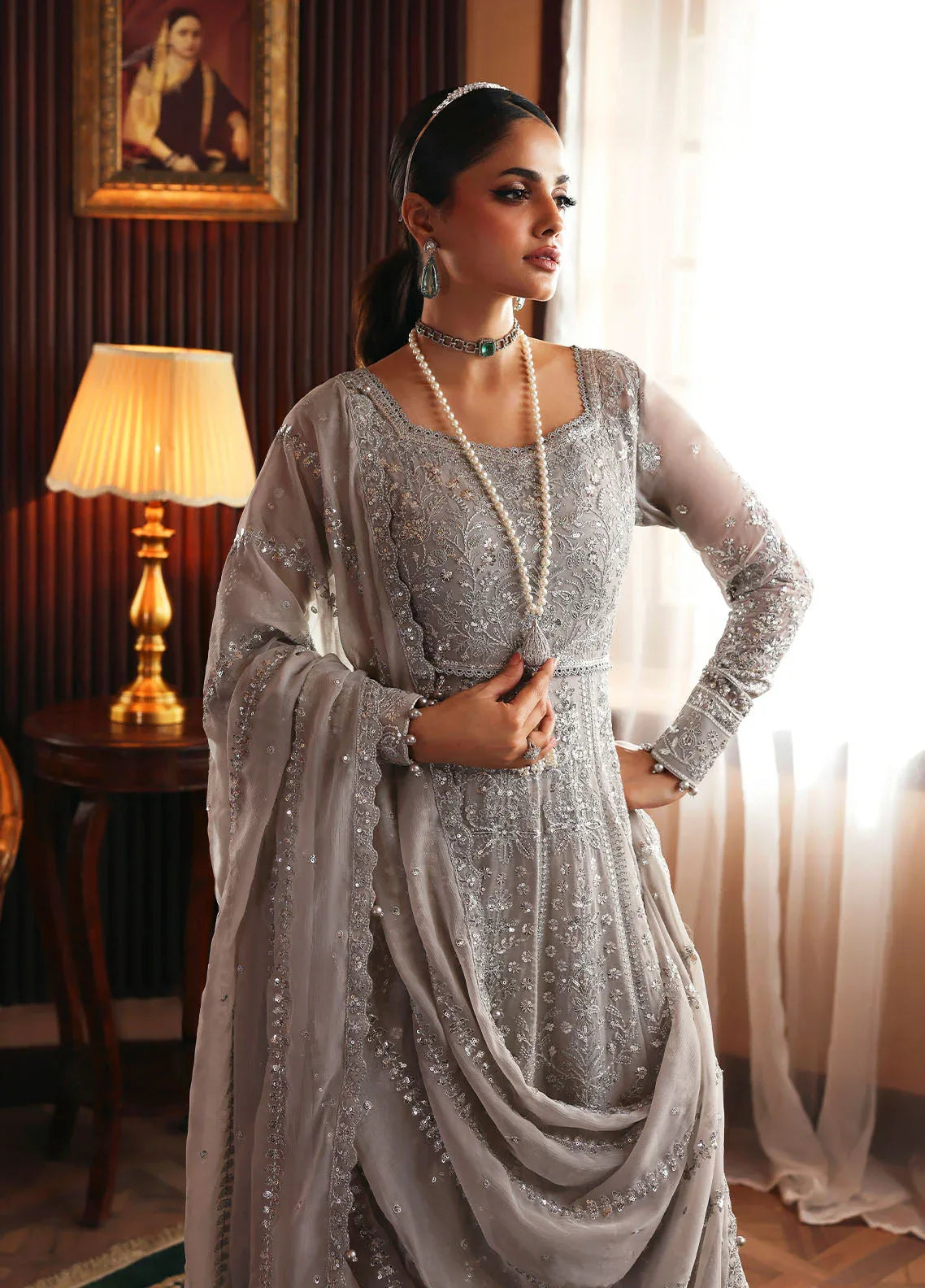 Gulaal | I Evayna Embroidered Chiffon | Sheyza - Rang-e-Khaas