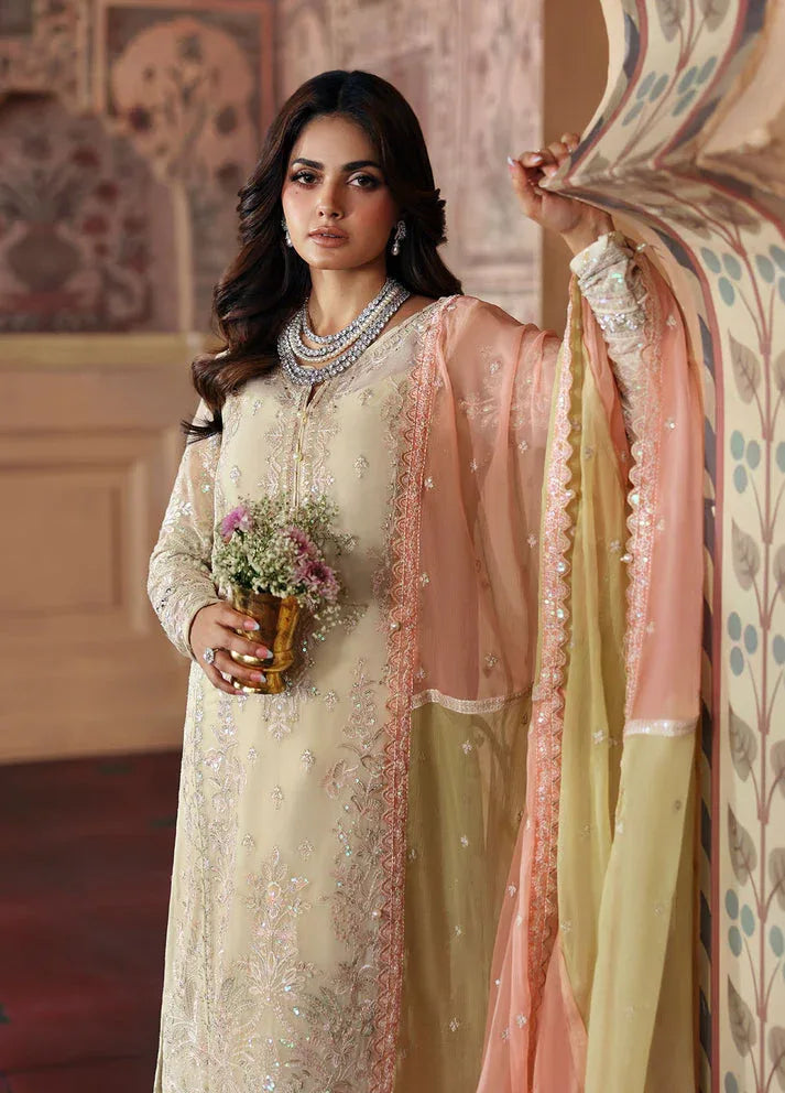 Gulaal | I Evayna Embroidered Chiffon | Fareyah - Rang-e-Khaas