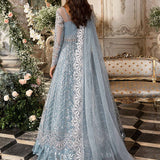 MARIA B-MBROIDERED | Ice Blue BD-2702
