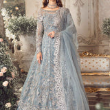 MARIA B-MBROIDERED | Ice Blue BD-2702