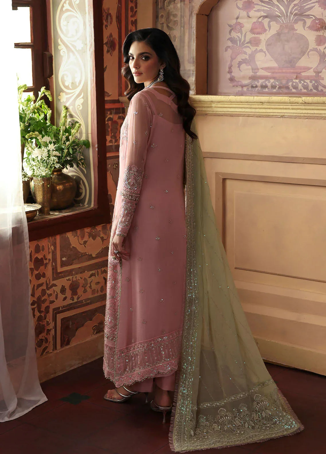 Gulaal | I Evayna Embroidered Chiffon | Layana - Rang-e-Khaas