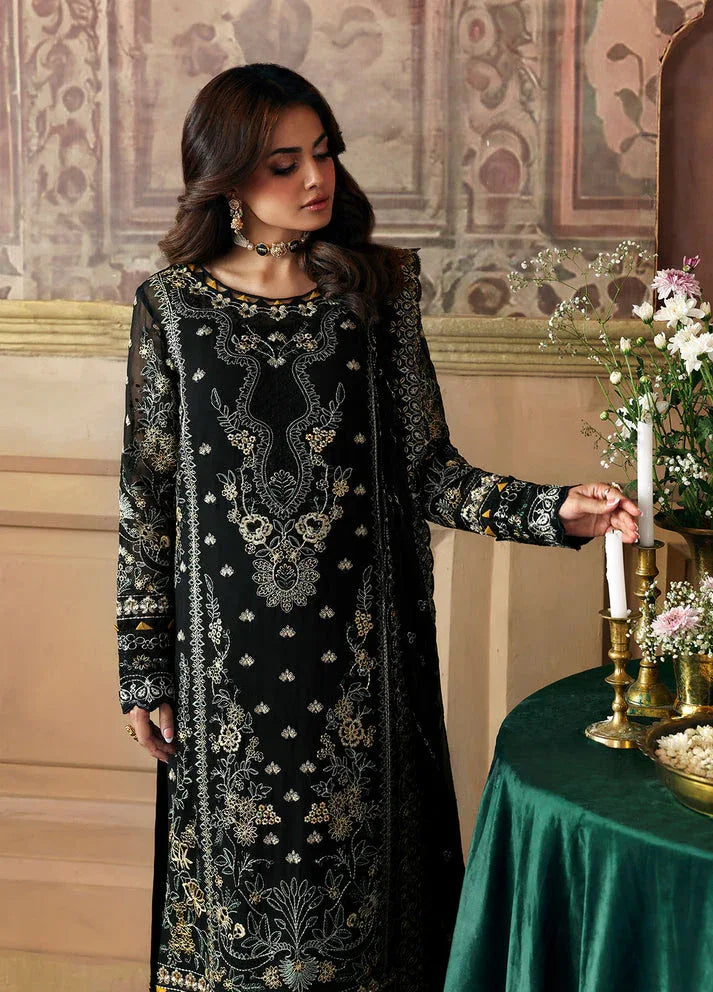 Gulaal | I Evayna Embroidered Chiffon |Deenah - Rang-e-Khaas