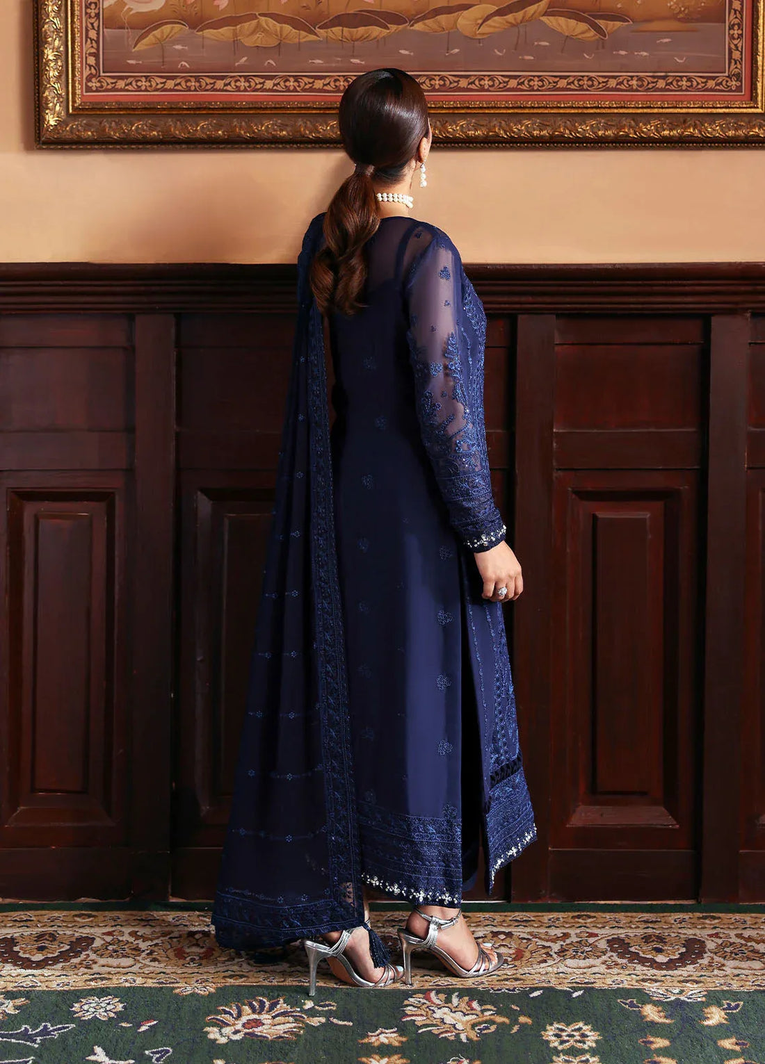 Gulaal | I Evayna Embroidered Chiffon | Leesha - Rang-e-Khaas