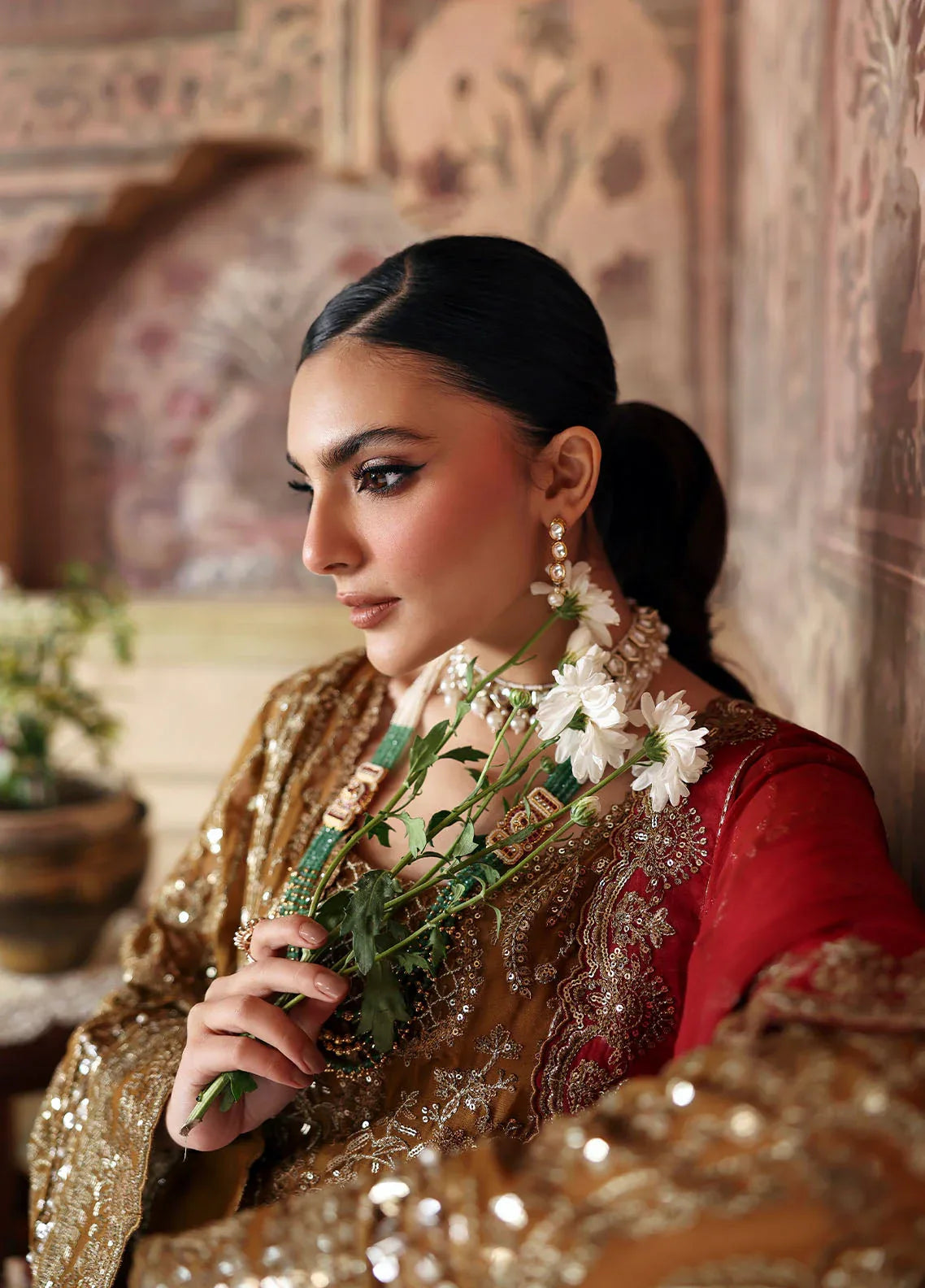 Gulaal | I Evayna Embroidered Chiffon | Dinara - Rang-e-Khaas