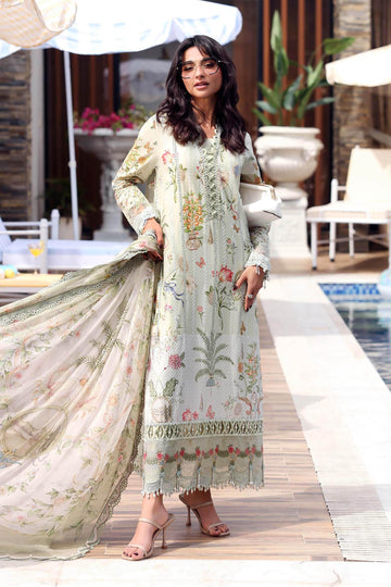 Maria B 3 Piece Stitched Embroidered Lawn Suit