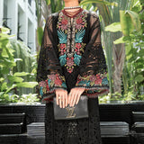 Maria B | Luxury Lawn | EL-23-04-Black