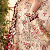 MARIA B__3 Piece Embroidered Organza Suit | BD-2905