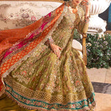 MARIA B__3 Piece Embroidered Organza Suit | BD-2906