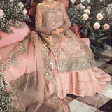 MARIA B-MBROIDERED | Pastel Pink BD-2706