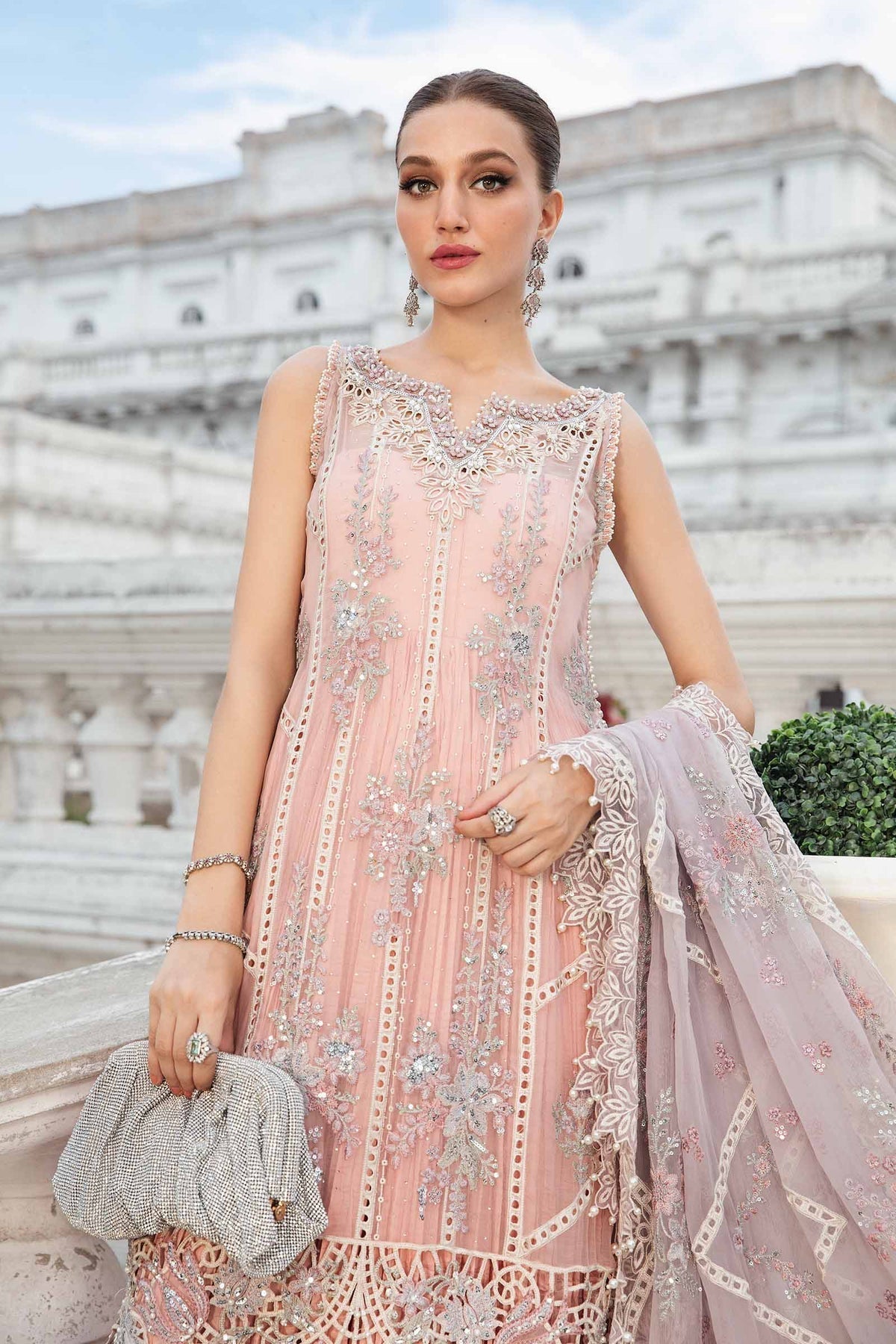 Maria B | Chiffon Formals 24 | Chiffon Suit | MPC-24-106