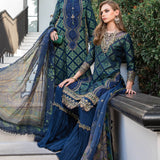 Maria B | Luxury Lawn | EL-23-08-Blue