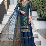 Maria B | Luxury Lawn | EL-23-08-Blue