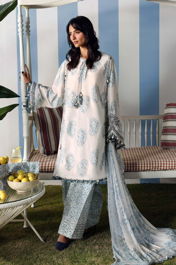 Maria B 3 Piece Stitched Embroidered Lawn Suit