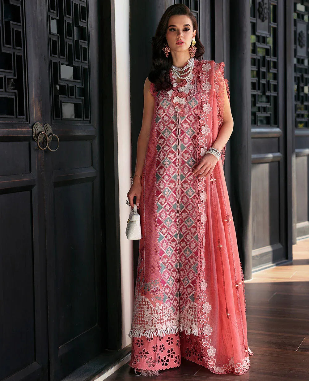 Republic Womenswear | Kalani Eid Luxury Lawn 25 | D1-A - Ayra - Rang-e-Khaas