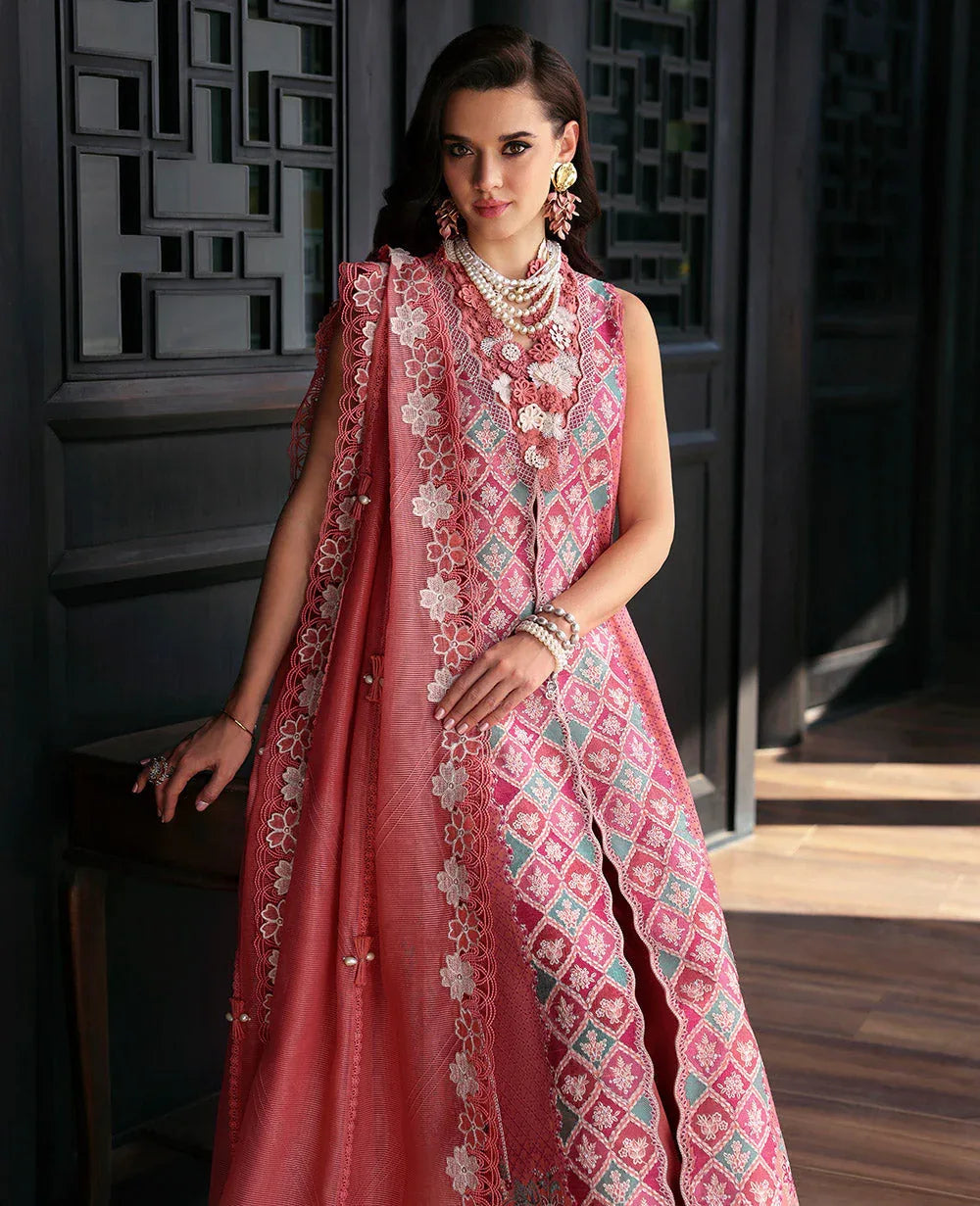 Republic Womenswear | Kalani Eid Luxury Lawn 25 | D1-A - Ayra - Rang-e-Khaas