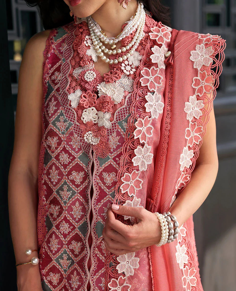 Republic Womenswear | Kalani Eid Luxury Lawn 25 | D1-A - Ayra - Rang-e-Khaas