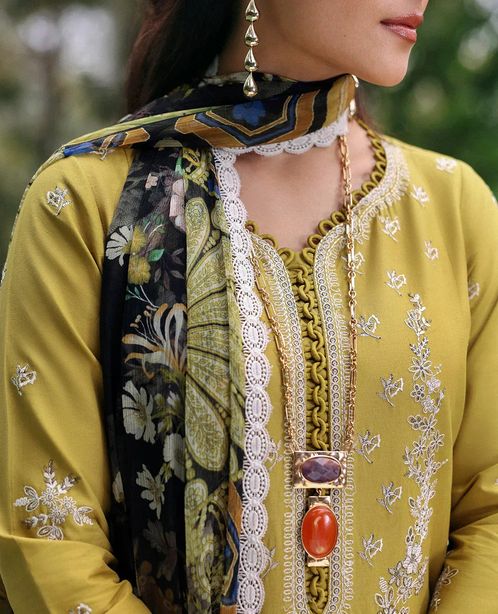 Republic Womenswear | Talia Luxury Lawn 25 | D1-A - Numa - Rang-e-Khaas