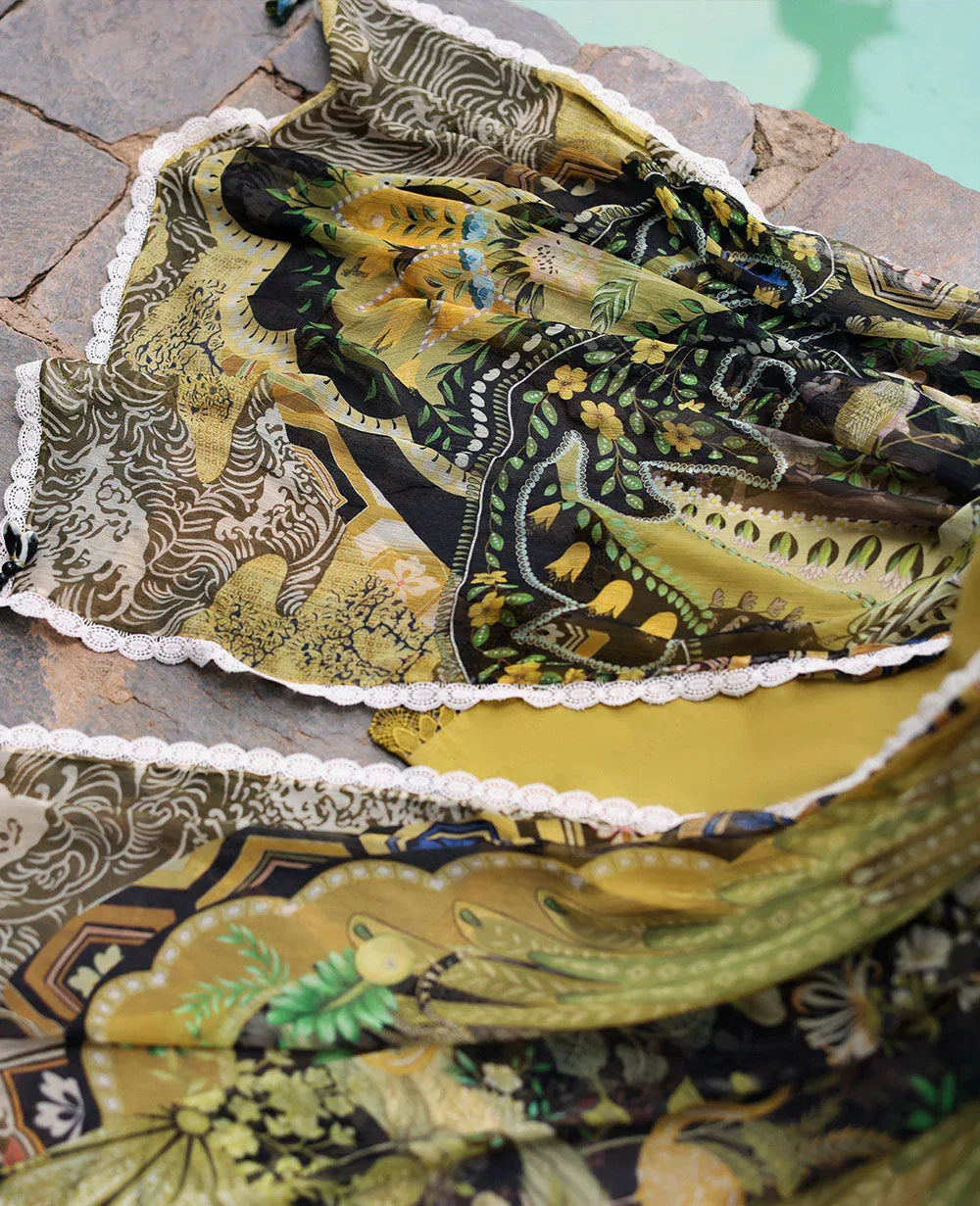 Republic Womenswear | Talia Luxury Lawn 25 | D1-A - Numa - Rang-e-Khaas