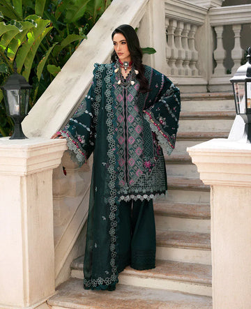 Republic Womenswear | Kalani Eid Luxury Lawn 25 | D1-B - Zehra - Rang-e-Khaas