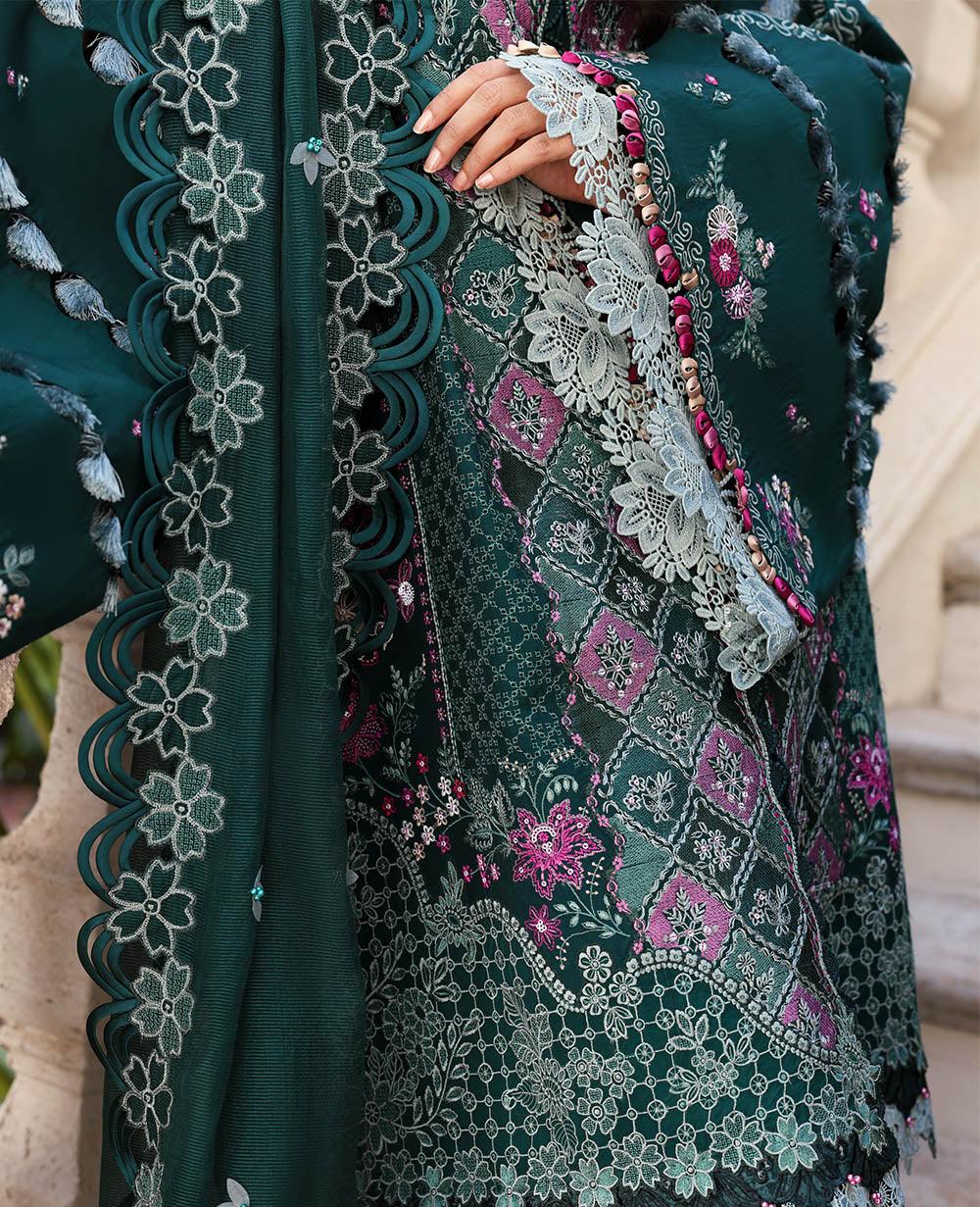 Republic Womenswear | Kalani Eid Luxury Lawn 25 | D1-B - Zehra - Rang-e-Khaas
