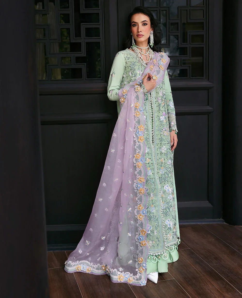 Republic Womenswear | Kalani Eid Luxury Lawn 25 | D2-B - Arzoo - Rang-e-Khaas