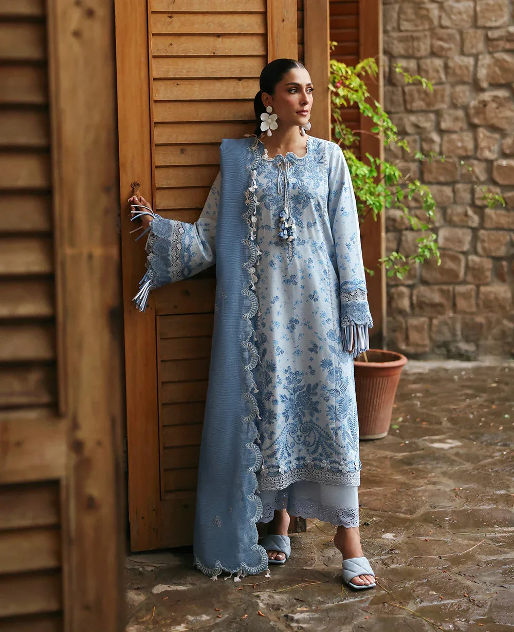 Republic Womenswear | Talia Luxury Lawn 25 | D2-B - Mireya - Rang-e-Khaas