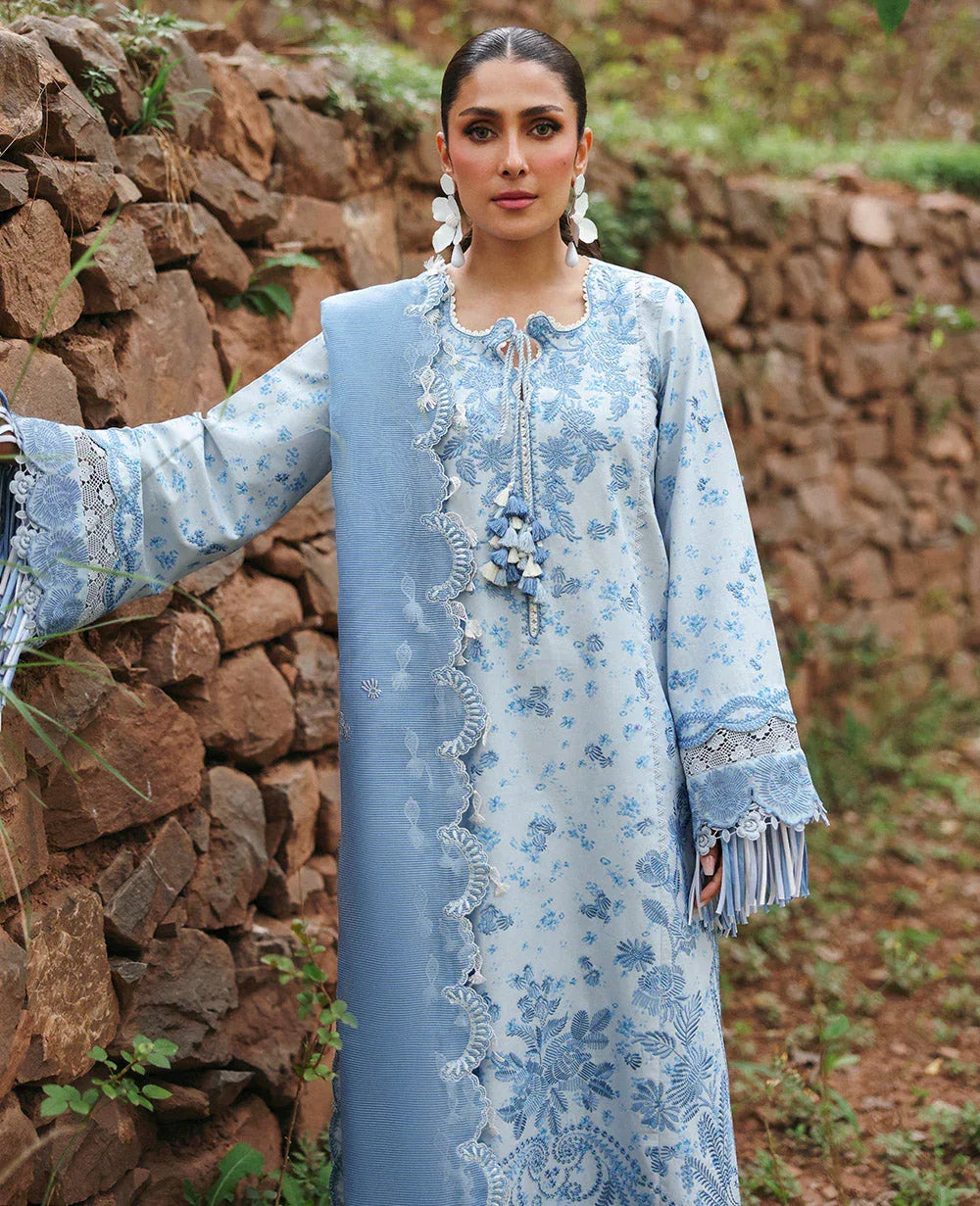 Republic Womenswear | Talia Luxury Lawn 25 | D2-B - Mireya - Rang-e-Khaas