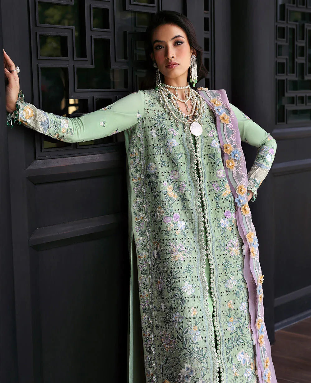 Republic Womenswear | Kalani Eid Luxury Lawn 25 | D2-B - Arzoo - Rang-e-Khaas