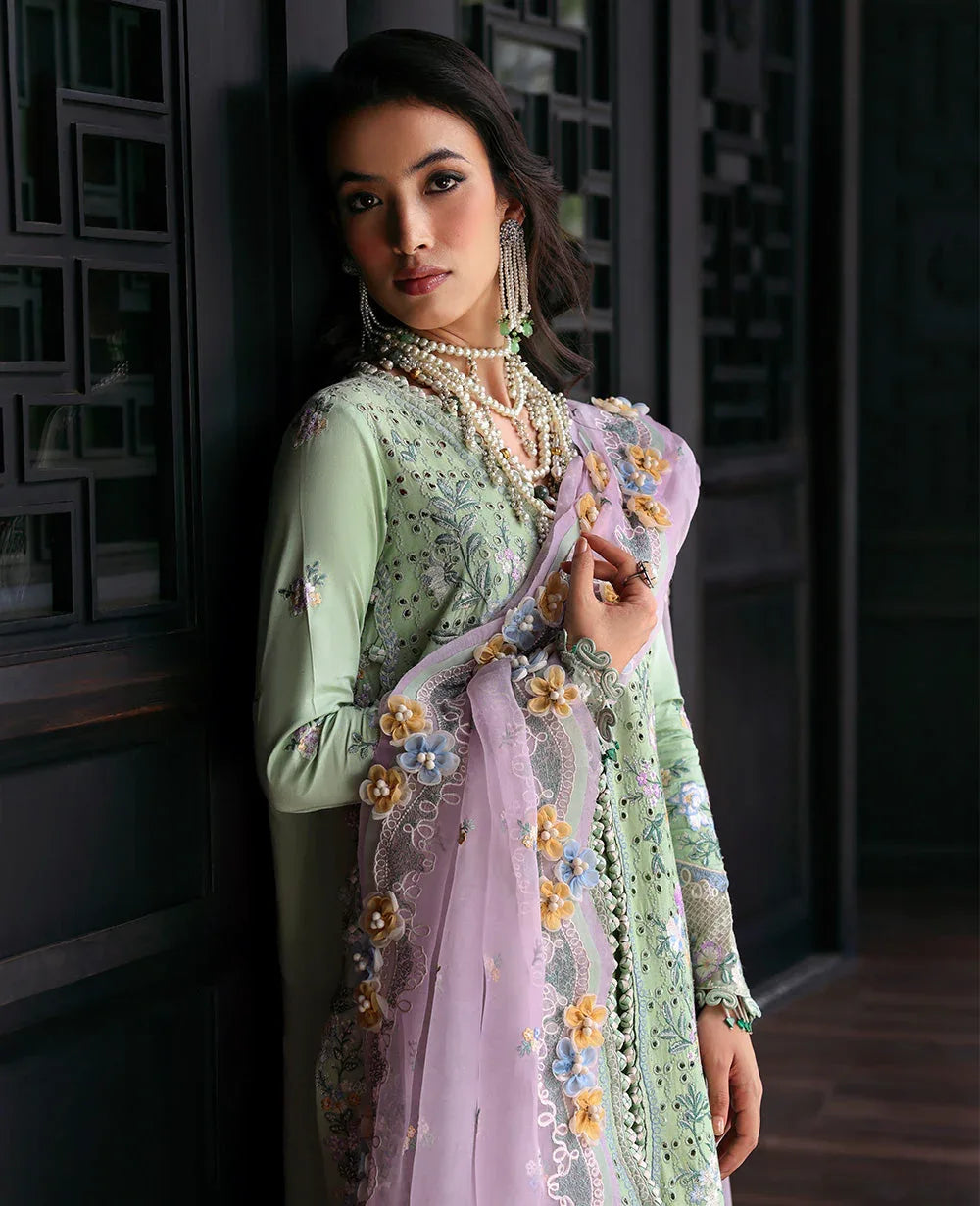 Republic Womenswear | Kalani Eid Luxury Lawn 25 | D2-B - Arzoo - Rang-e-Khaas