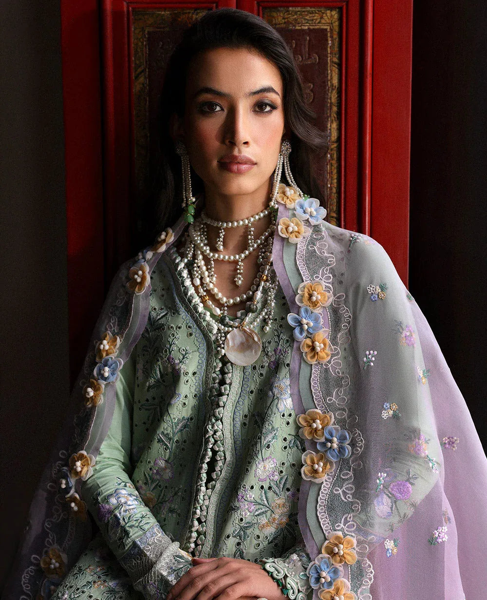 Republic Womenswear | Kalani Eid Luxury Lawn 25 | D2-B - Arzoo - Rang-e-Khaas