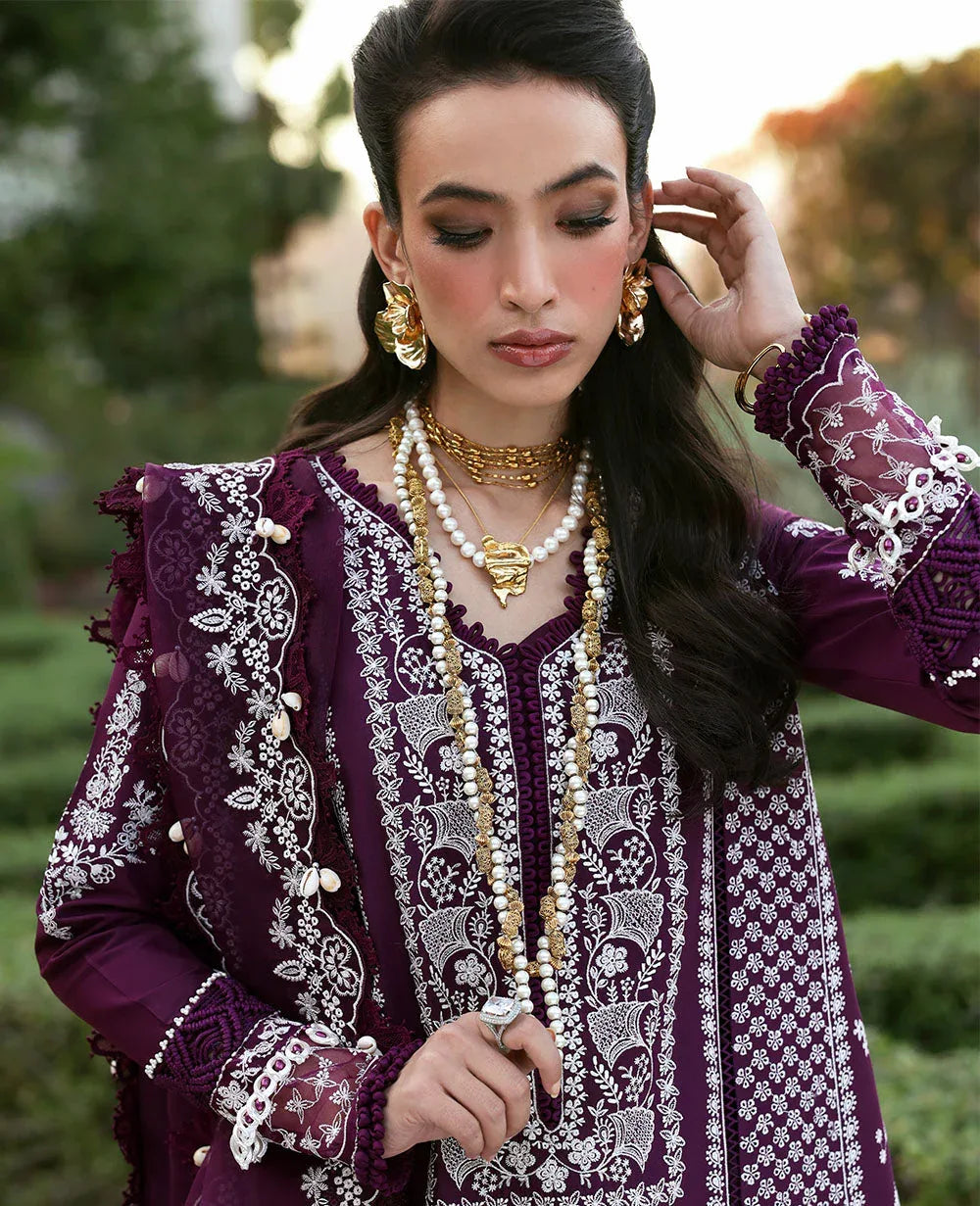 Republic Womenswear | Kalani Eid Luxury Lawn 25 | D3-A - Elara - Rang-e-Khaas