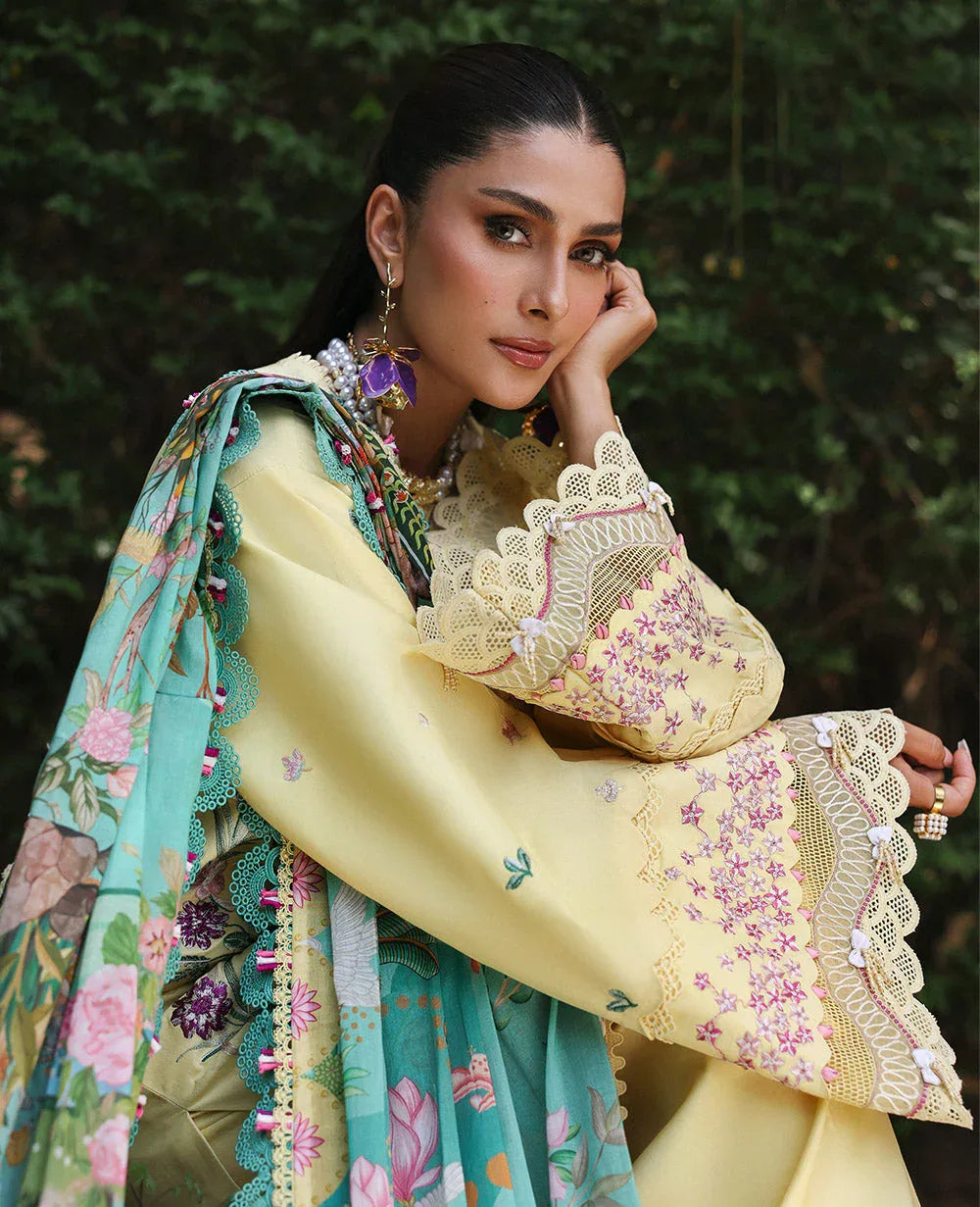 Republic Womenswear | Talia Luxury Lawn 25 | D3-A - Lina - Rang-e-Khaas